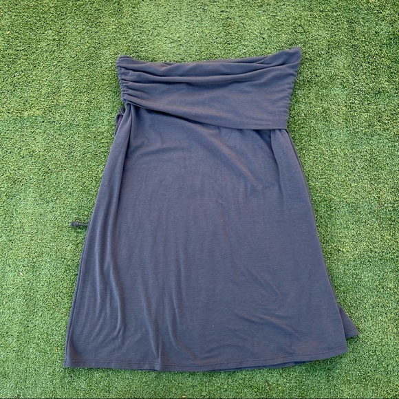 Athleta Ad Hoc Convertible Skirt/Dress Asphalt Grey Preowned casual summertime M - Picture 6 of 8
